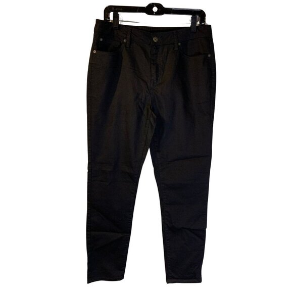 Prana Women's Kayla High Rise Jeans Sz 10 Short 30" Inseam Black Skinny Stretch - Picture 1 of 8